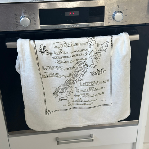 Great Walks of New Zealand – Hemp Dish Towel (Limited Edition)