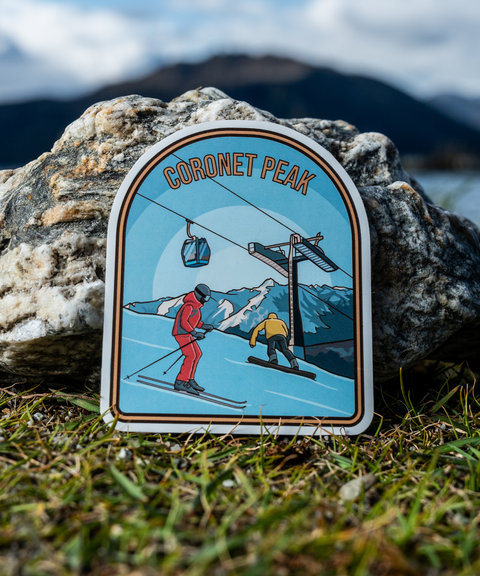 Coronet Peak Sticker