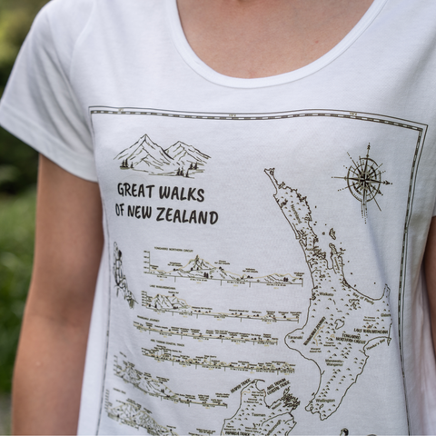Great Walks of New Zealand - Women's Tee