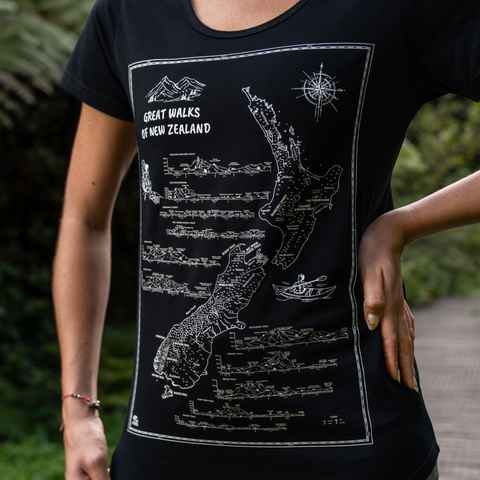 Great Walks of New Zealand - Women's Tee