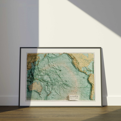 Oceania and Pacific Ocean Map