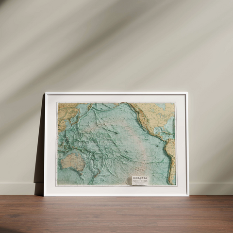 Oceania and Pacific Ocean Map