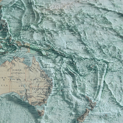 Oceania and Pacific Ocean Map