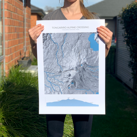 Tongariro Alpine Crossing Poster