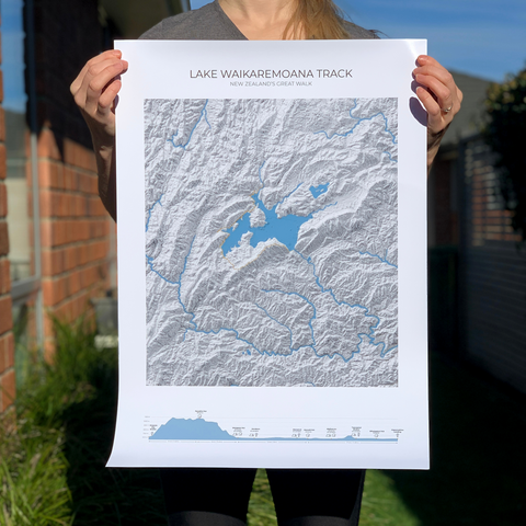 Lake Waikaremoana Track Poster