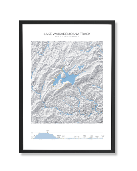 Lake Waikaremoana Track Poster