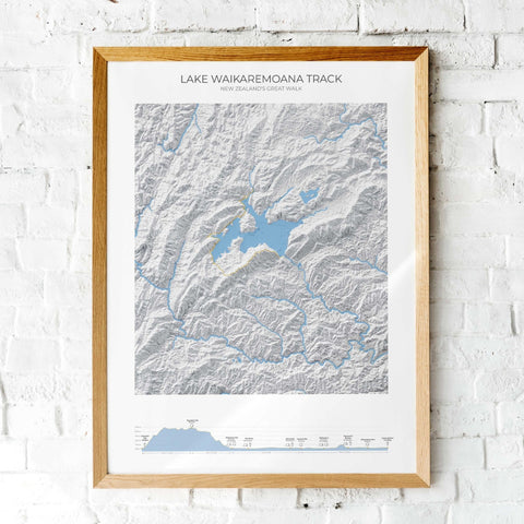 Lake Waikaremoana Track Poster