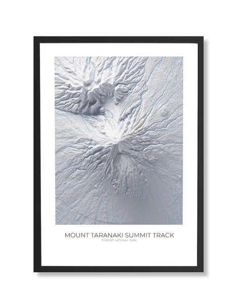 Mt Taranaki Summit Track Poster