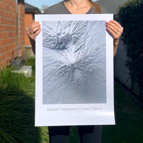Mt Taranaki Summit Track Poster