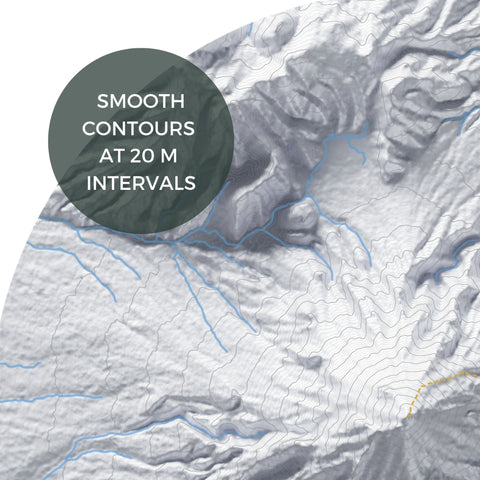 Mt Taranaki Summit Track Poster