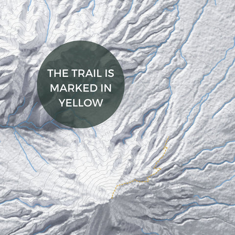 Mt Taranaki Summit Track Poster