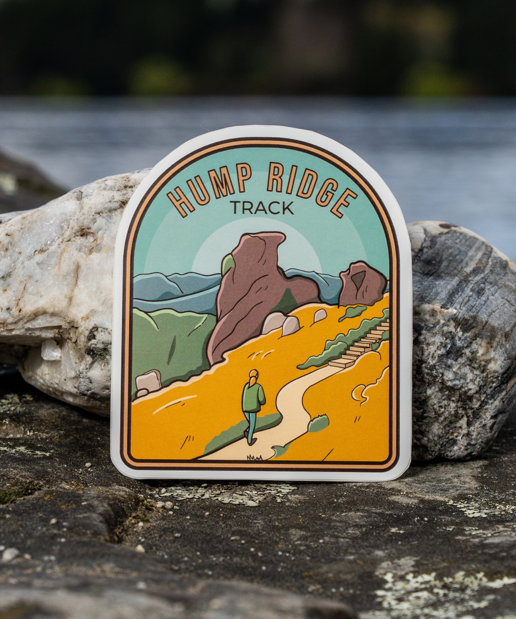 Next Ridge Stickers Hump Ridge Track Sticker - NZ Great Walk Sticker | Hike Aotearoa – Hike ...