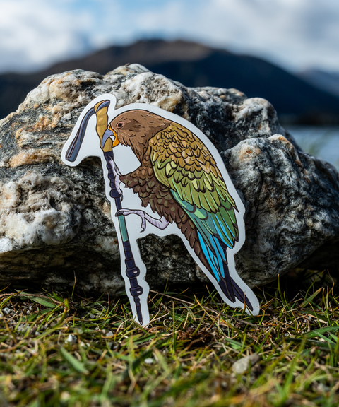 Naughty Kea Sticker