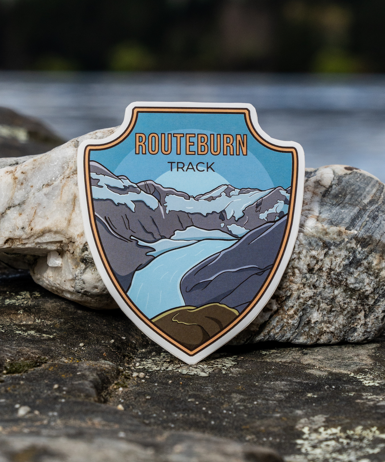 Routeburn Track Sticker - NZ Great Walk Sticker | Hike Aotearoa – Hike ...
