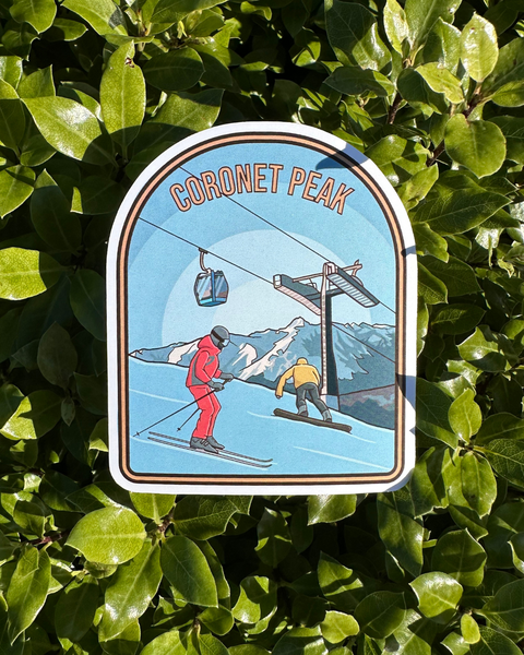 Coronet Peak Sticker