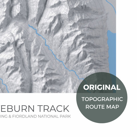 Routeburn Track Poster