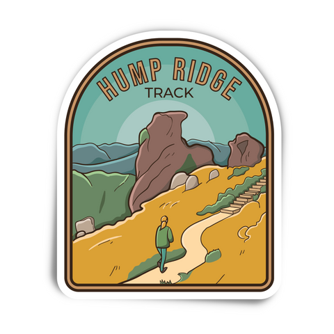 Hump Ridge Track Sticker