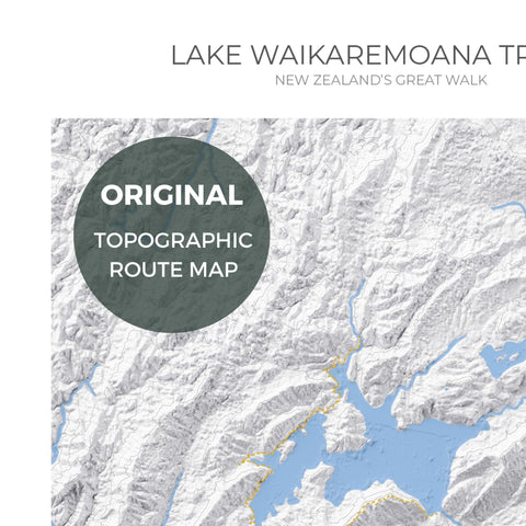 Lake Waikaremoana Track Poster