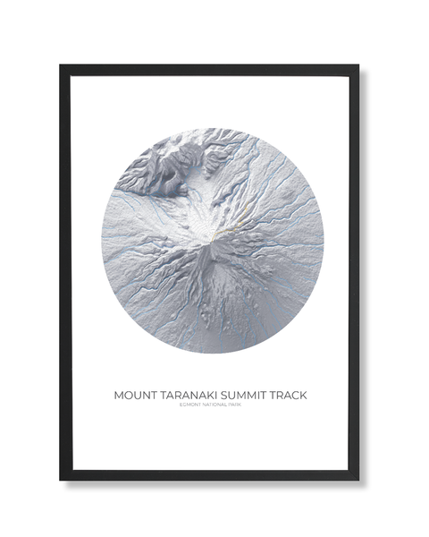 Mt Taranaki Summit Track Poster